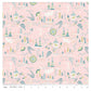 Neverland Lantern in Pink By Riley Blake - 100% Cotton Fabric - Rosie's Craft Shop Ltd