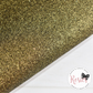 Black and Gold Mix Glitter Iron On Vinyl HTV - Rosie's Craft Shop Ltd