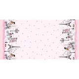 With Love From Paris Double Border - Paris Valentine by Michael Miller Cotton Fabric