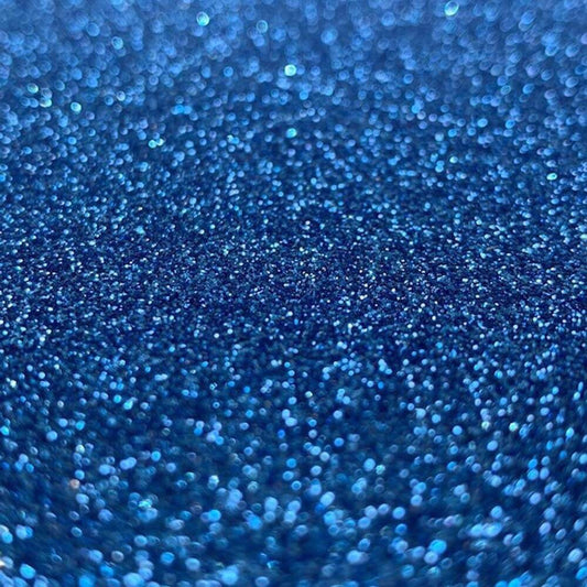 Sea Blue Premium Fine Glitter Topped Wool Felt