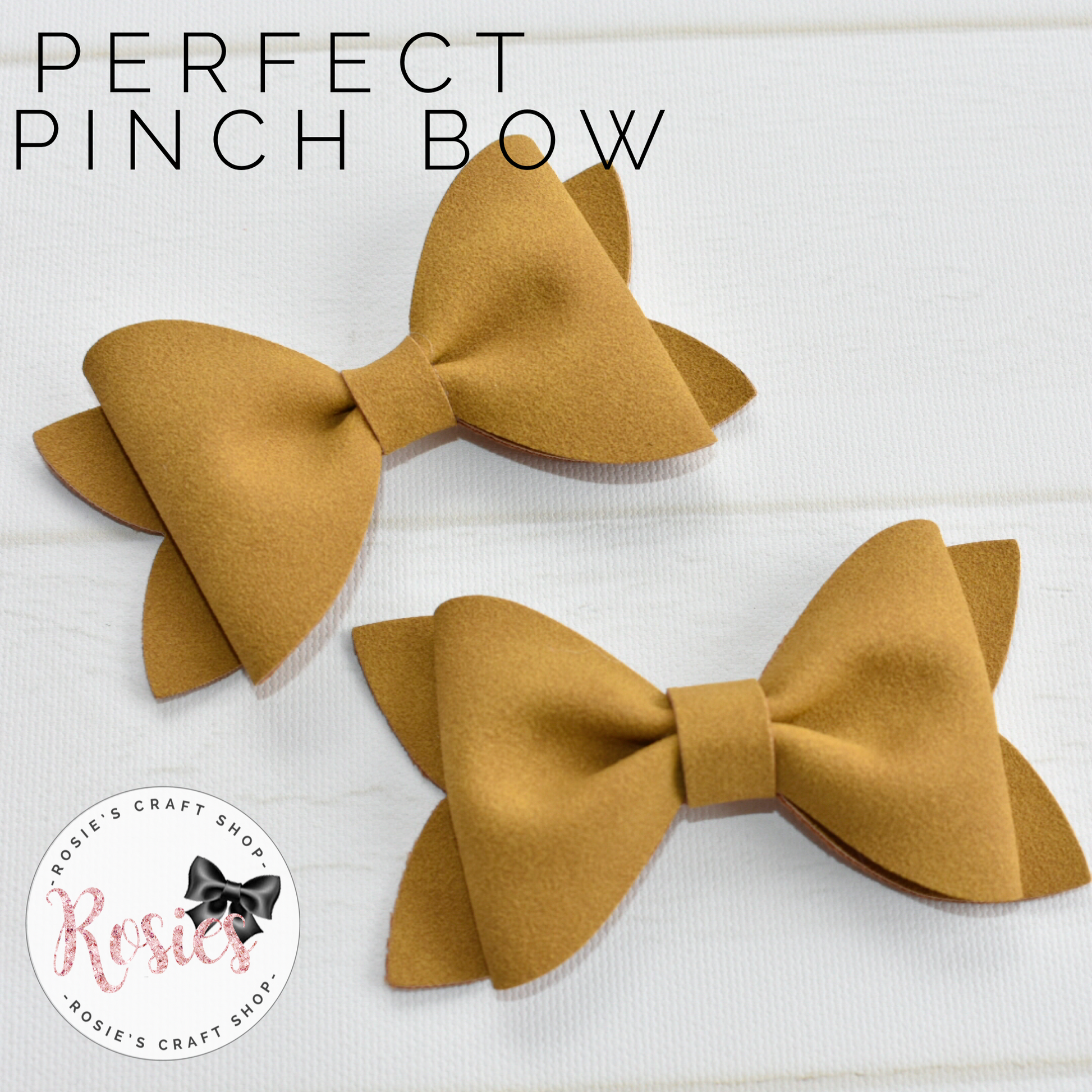 Perfect Pinch Bow Dies Compatible with Sizzix Big Shot - Rosie's Craft Shop Ltd