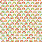 Bright Mini Rainbows White - Bright Days - Robert Kaufman Cotton Fabric  ✂️ £13 pm
