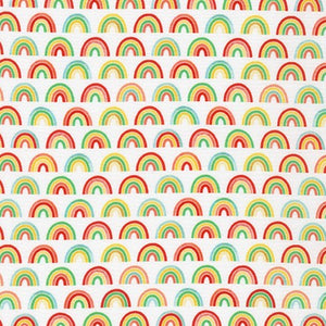Bright Mini Rainbows - Bright Days - Robert Kaufman Cotton Fabric  ✂️