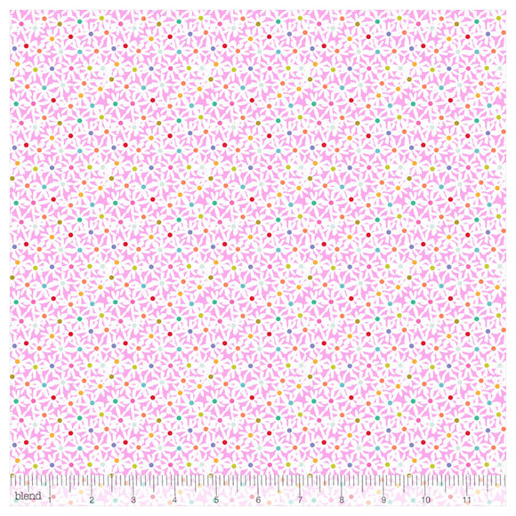 Waterlily Pink - Go Fish By Blend Fabrics. - 100% Cotton Fabric - Rosie's Craft Shop Ltd