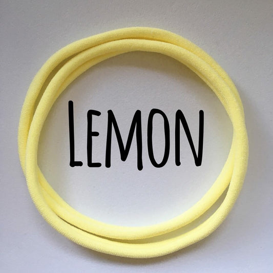 Lemon - Dainties by Nylon Headbands - Rosie's Craft Shop Ltd