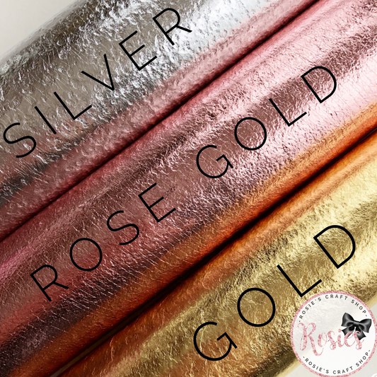 Plain Metallic Felt - Rosie's Craft Shop Ltd