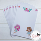 A6 Sparkle Fairies Printed Display Cards - Rosie's Craft Shop Ltd