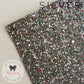 Silver Luxury Chunky Glitter Fabric - Classic Collection - Rosie's Craft Shop Ltd