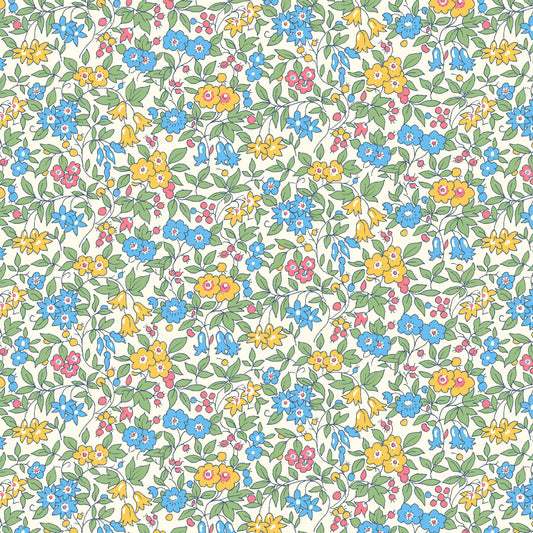 Forget Me Not Multi - Flower Show Midsummer Collection by Liberty Fabric Felt