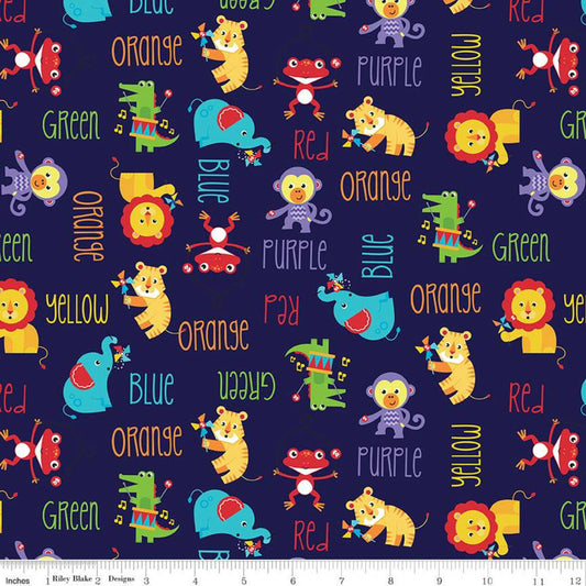 Navy Fisher Price Main  - Fisher Price - Riley Blake Cotton Fabric ✂️ £9 pm *SALE*