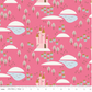 Hot Pink Guinevere Castle Princess - Guinevere by Riley Blake - 100% Cotton Fabric - Rosie's Craft Shop Ltd