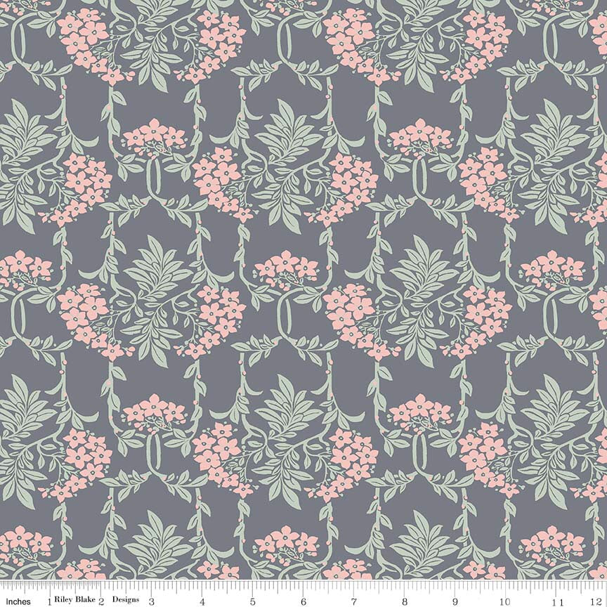 Nouveau Mayflower Pink -  Hesketh House Collection - Liberty Cotton Fabric ✂️ £8 pm *SALE*