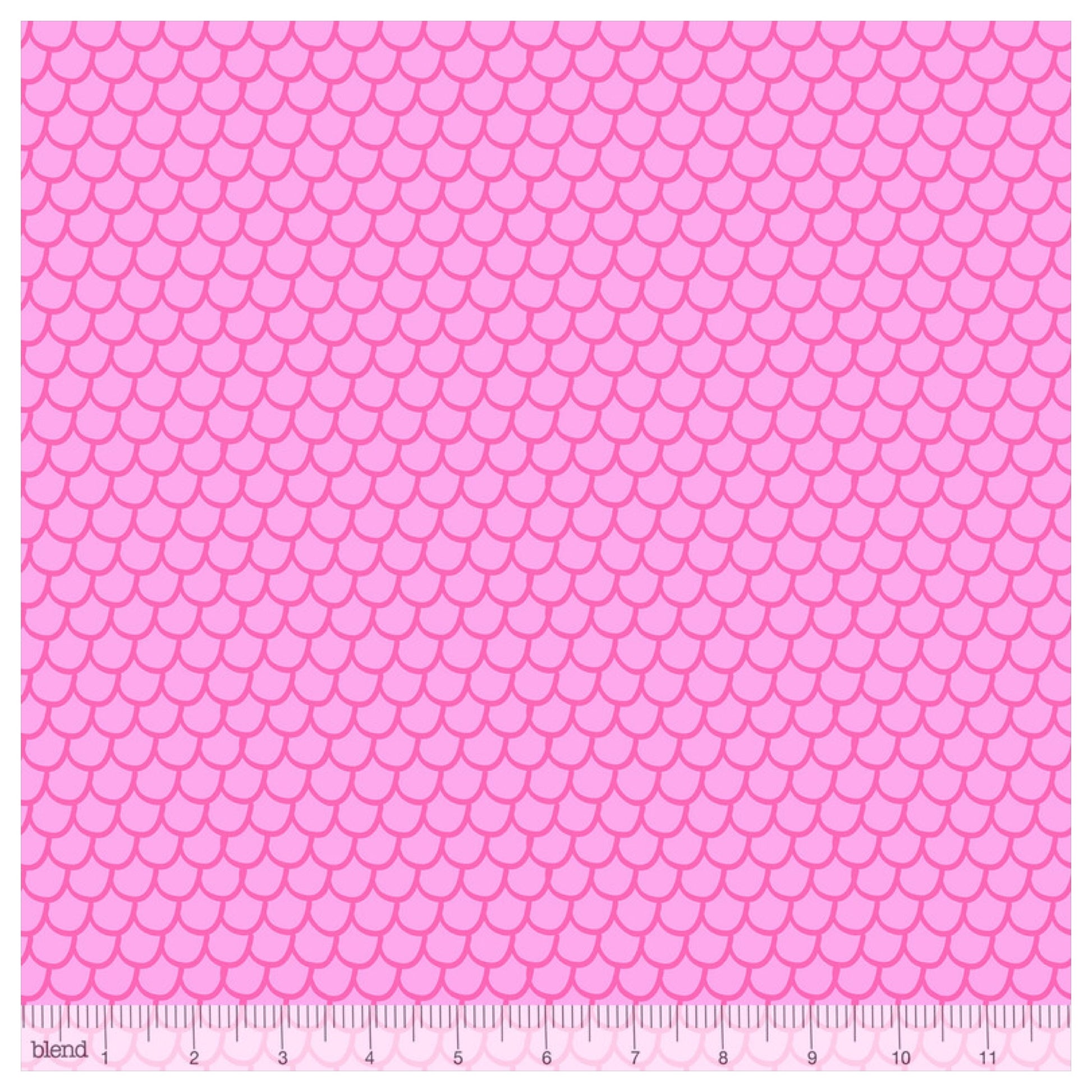 Mermaid Pink - Go Fish By Blend Fabrics. - 100% Cotton Fabric - Rosie's Craft Shop Ltd