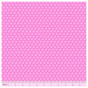 Mermaid Pink - Go Fish By Blend Fabrics. - 100% Cotton Fabric - Rosie's Craft Shop Ltd
