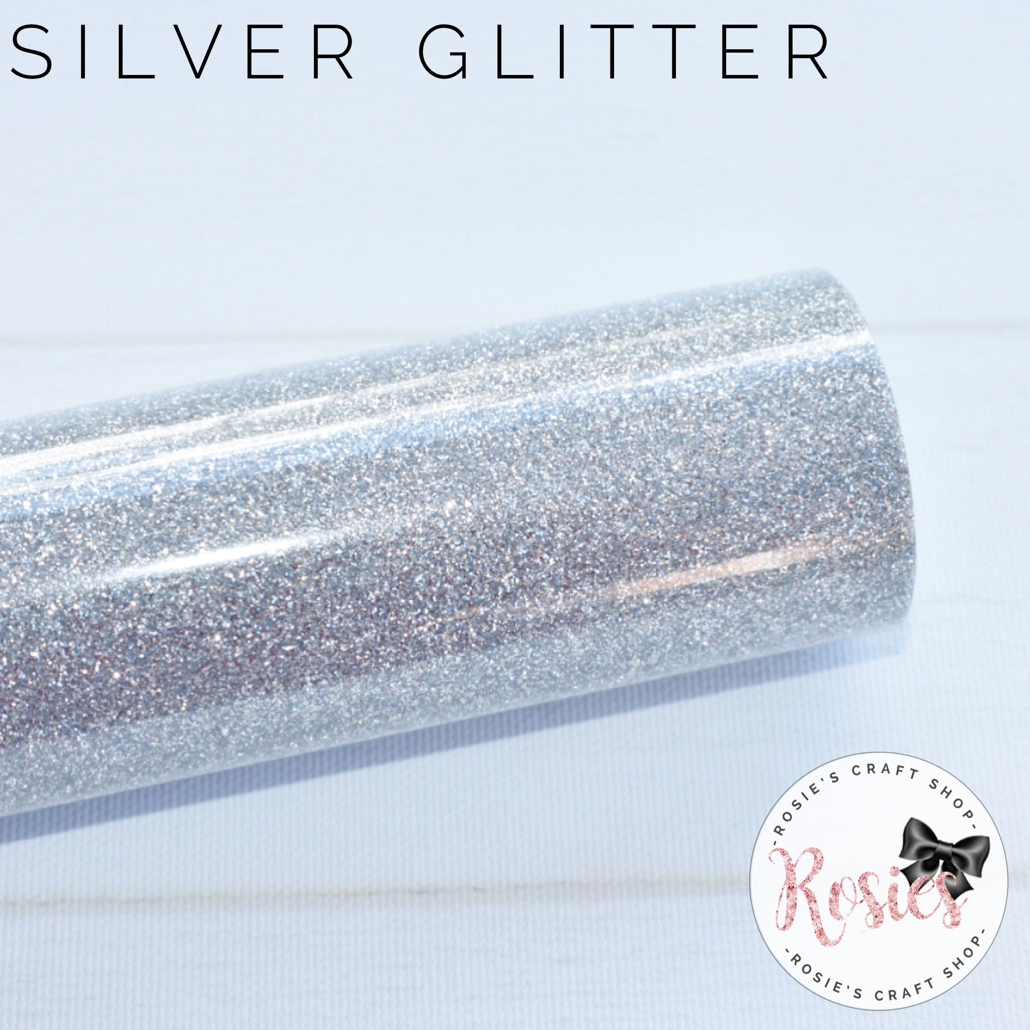 Silver Glitter Iron On Vinyl HTV ✂️ – Rosie's Craft Shop Ltd