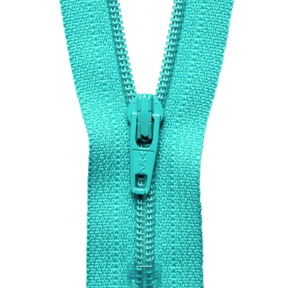 Dark Turquoise YKK Skirt Zip 6 inch/15 cm - 370