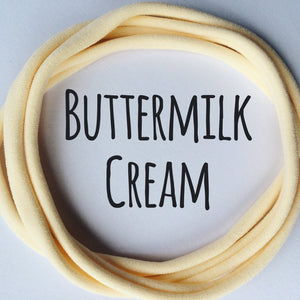 Buttermilk Cream - Dainties by Nylon Headbands - Rosie's Craft Shop Ltd