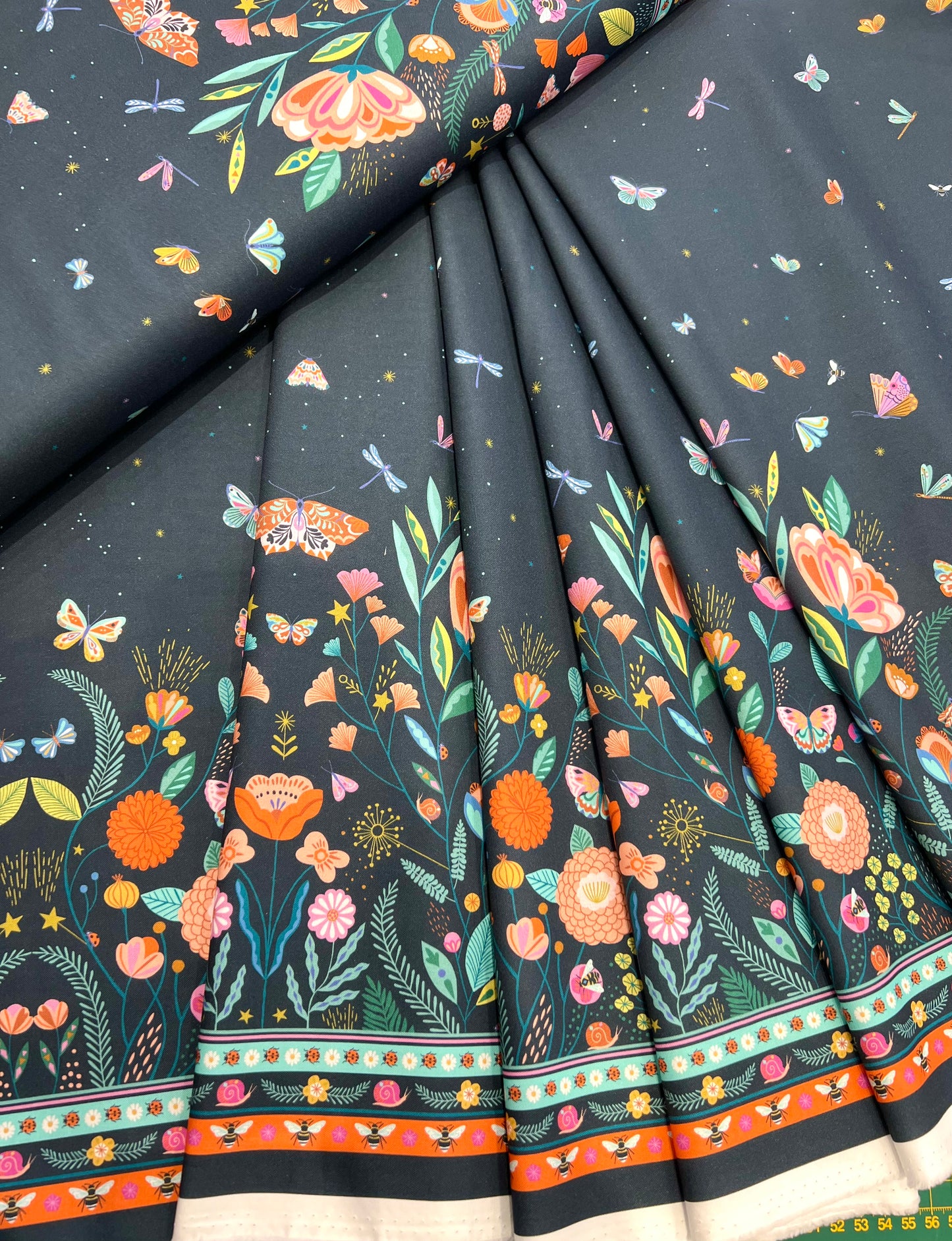 Butterfly Double Border - Flutter By - Dashwood Studio Cotton Fabric ✂️ £13 pm