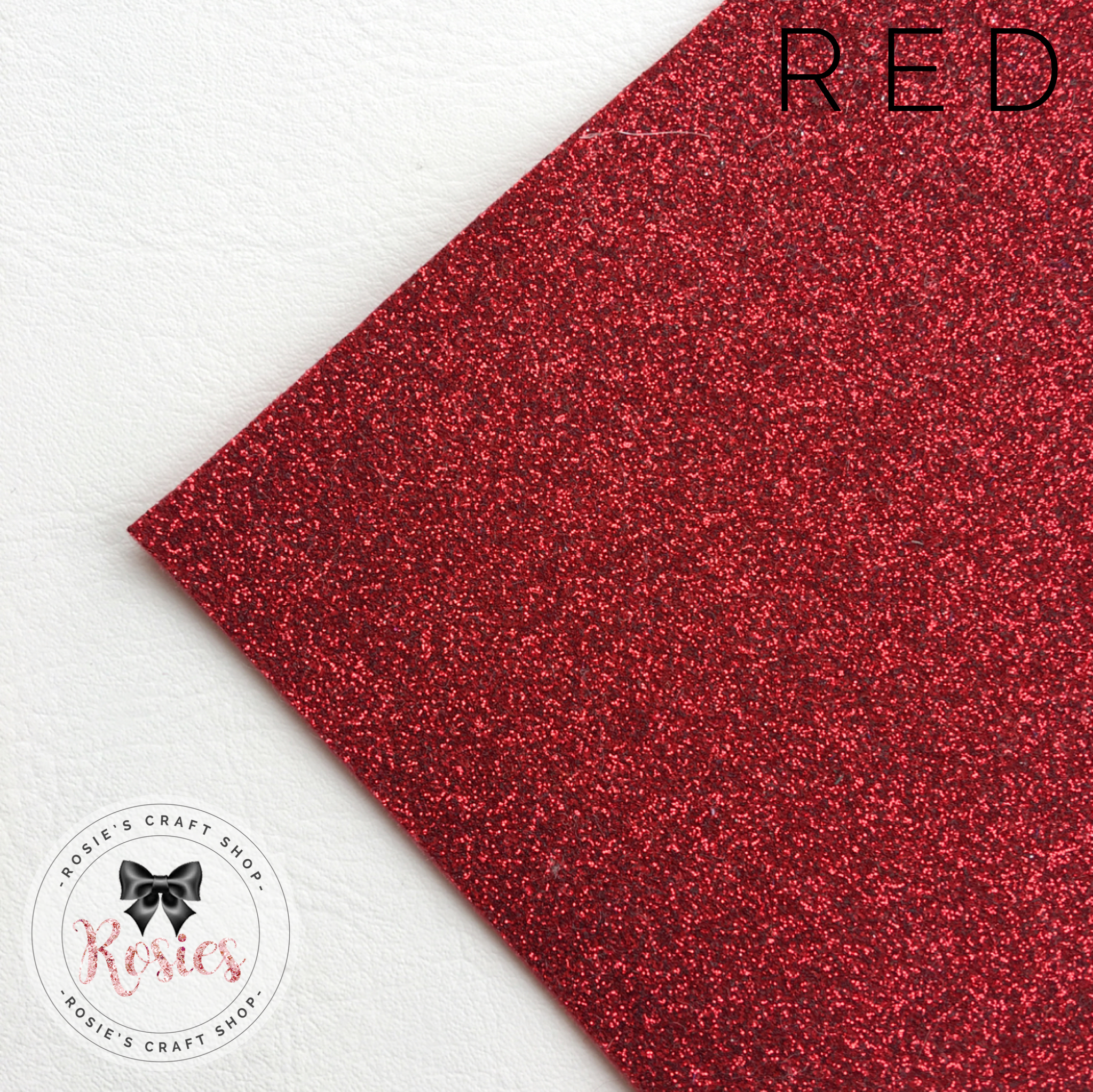 Red Glitter Iron On Vinyl HTV ✂️ – Rosie's Craft Shop Ltd