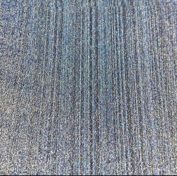 Holo Rain Silver Lined Metallic Stretch Iron On Vinyl HTV