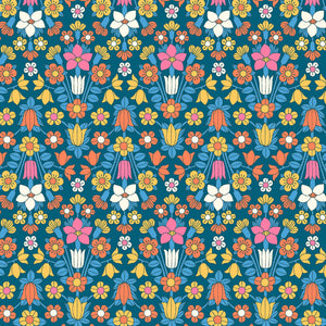 Hampstead Meadow Multi - Liberty - The Flower Show Midsummer Collection Cotton Fabric