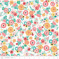 White Just Sayin' Floral Bloom - My Mind's Eye By Riley Blake - 100% Cotton Fabric - Rosie's Craft Shop Ltd