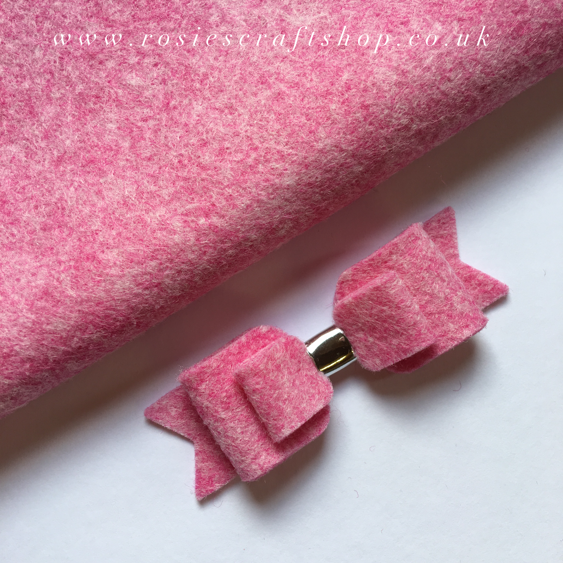 Pixie Pink Wool Blend Felt - Rosie's Craft Shop Ltd