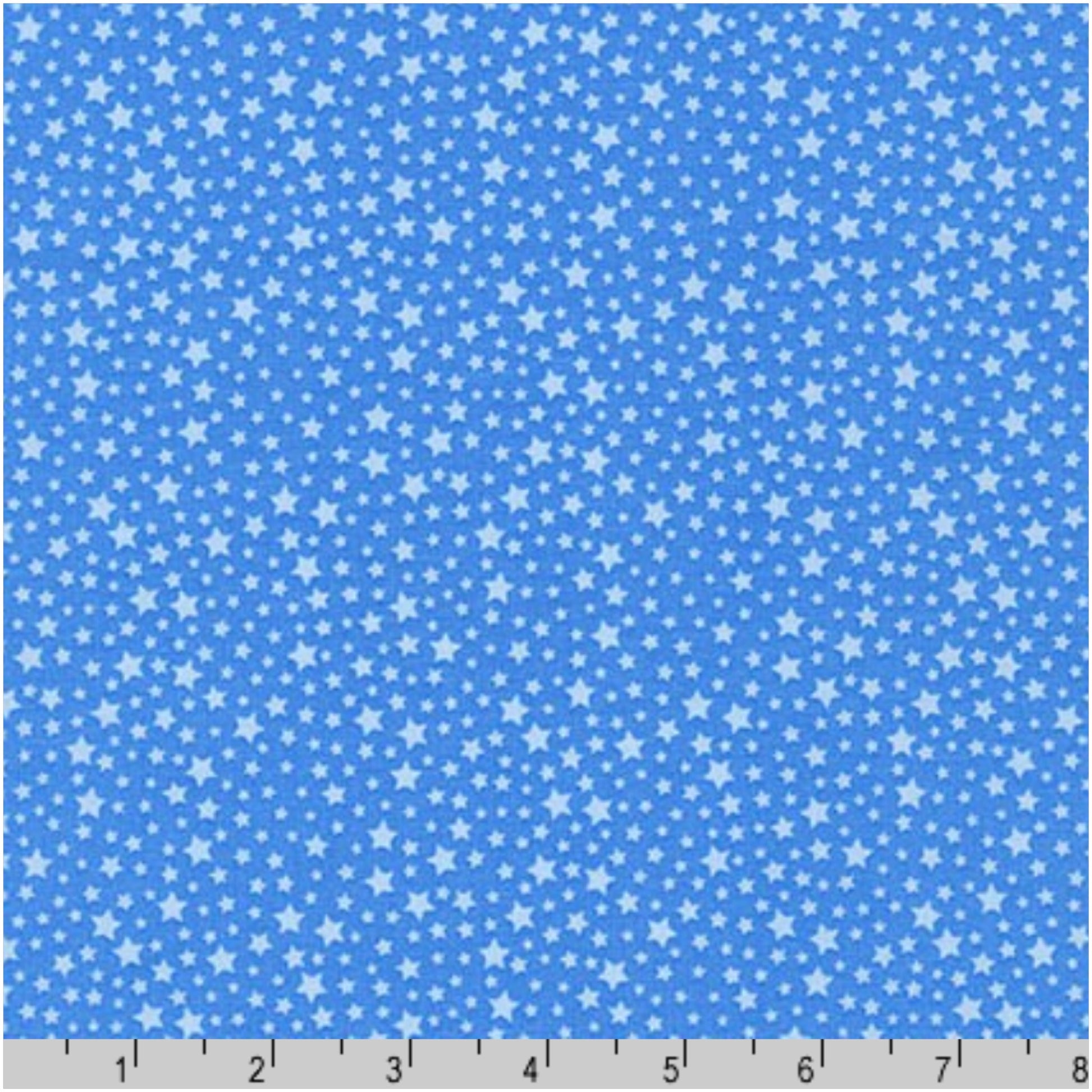 Blue Stars - Happy Little Unicorns By Robert Kaufman - 100% Cotton Fabric - Rosie's Craft Shop Ltd