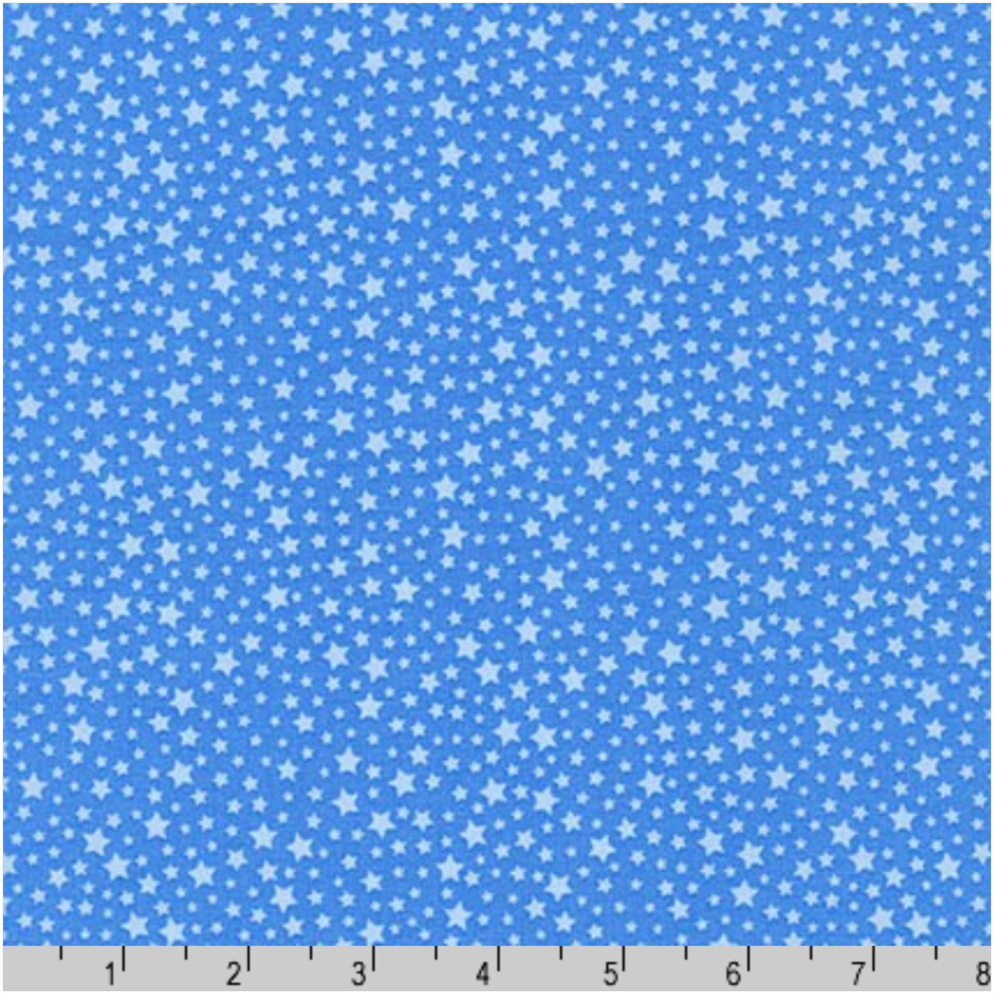 Blue Stars - Happy Little Unicorns By Robert Kaufman - 100% Cotton Fabric - Rosie's Craft Shop Ltd