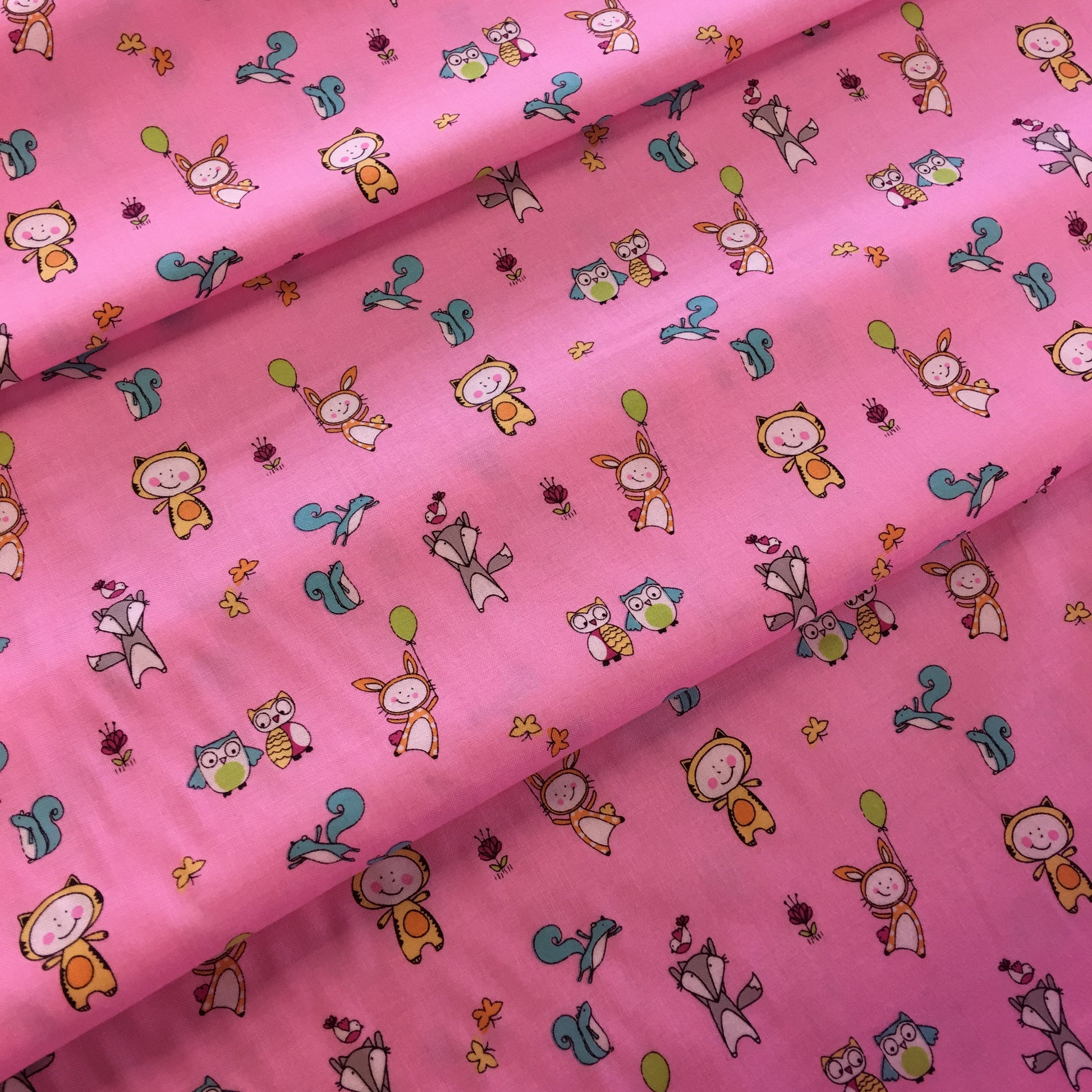 Playing Around Pink - Let's Play By Michael Miller - 100% Cotton Fabric - Rosie's Craft Shop Ltd