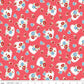 Red Floral Love Hearts - Love Letters - Riley Blake Cotton Fabric ✂️ £9 pm *SALE*