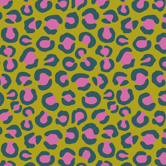 Jungle Animal Print Yellow - Night Jungle - Dashwood Studio