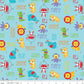 Aqua Fisher Price Main  - Fisher Price - Riley Blake Cotton Fabric ✂️ £9 pm *SALE*