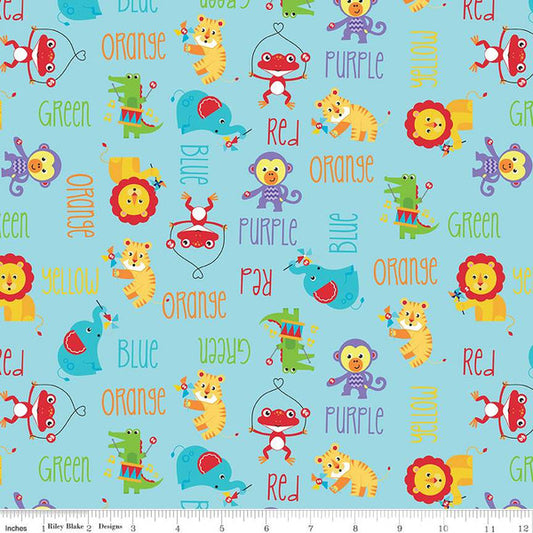 Aqua Fisher Price Main  - Fisher Price - Riley Blake Cotton Fabric ✂️ £9 pm *SALE*