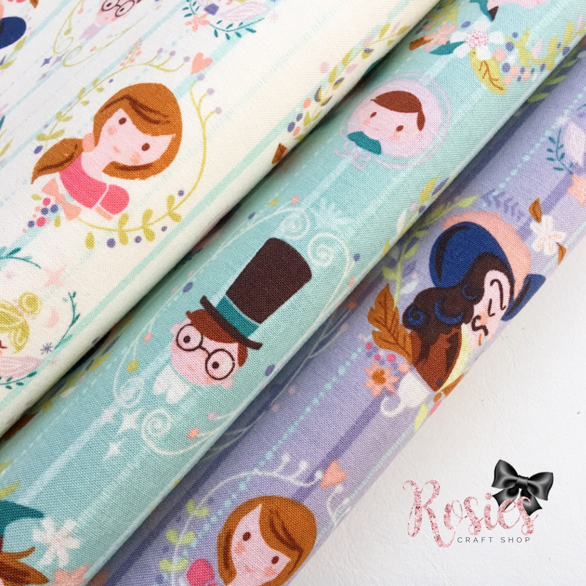 Neverland Darling Wall Designer Fabric Felt - Rosie's Craft Shop Ltd