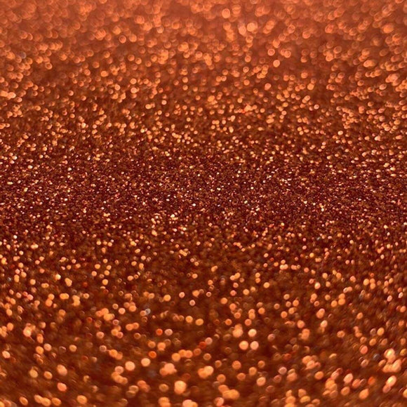 Copper Premium Fine Glitter Topped Wool Felt
