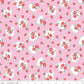 Pink Floral Love Hearts - Love Letters - Riley Blake Cotton Fabric