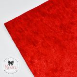 Red Crushed Velvet Fabric Felt - Rosie's Craft Shop Ltd