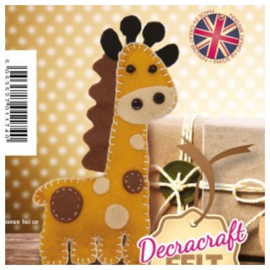Ollie The Giraffe Felt Kit - Make Your Own! - Rosie's Craft Shop Ltd