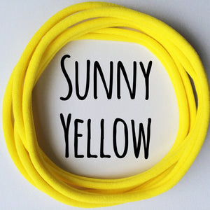 Sunny Yellow - Dainties by Nylon Headbands - Rosie's Craft Shop Ltd