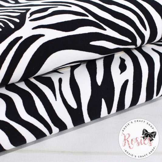 Zebra Print Fabric Felt