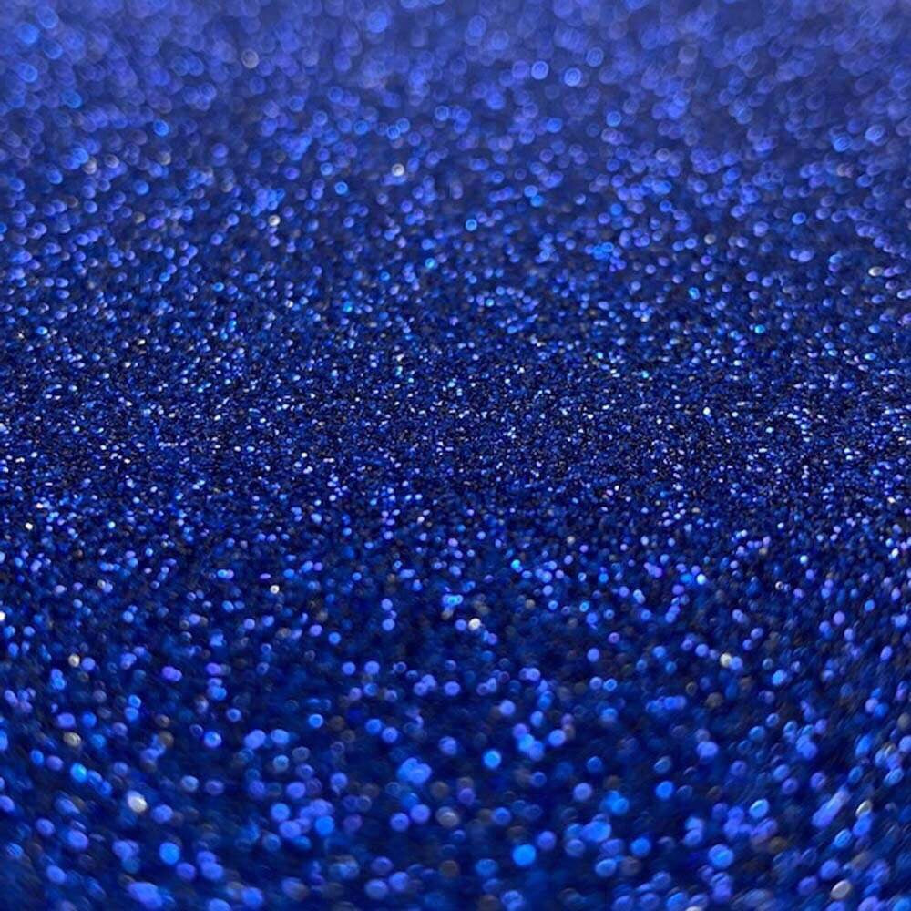 Royal Blue Premium Fine Glitter Topped Wool Felt