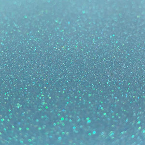Neon Blue Iridescent Premium Fine Glitter Topped Wool Felt