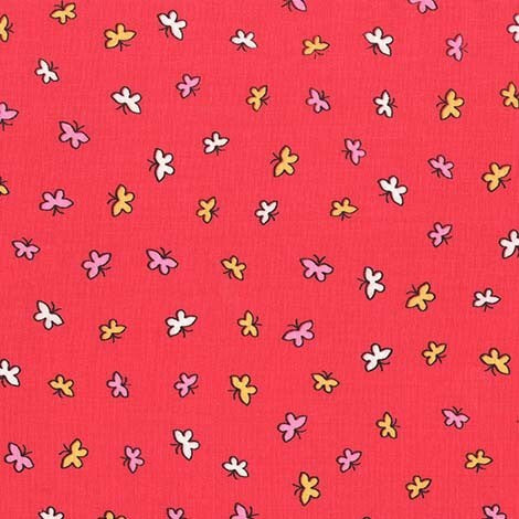 Watermelon Butterflies - Fly, Fly Butterfly By Michael Miller - 100% Cotton Fabric - Rosie's Craft Shop Ltd