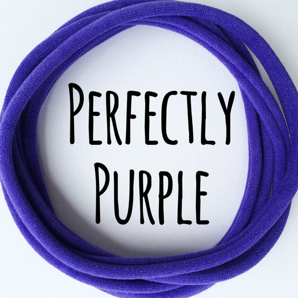 Perfectly Purple - Dainties by Nylon Headbands - Rosie's Craft Shop Ltd