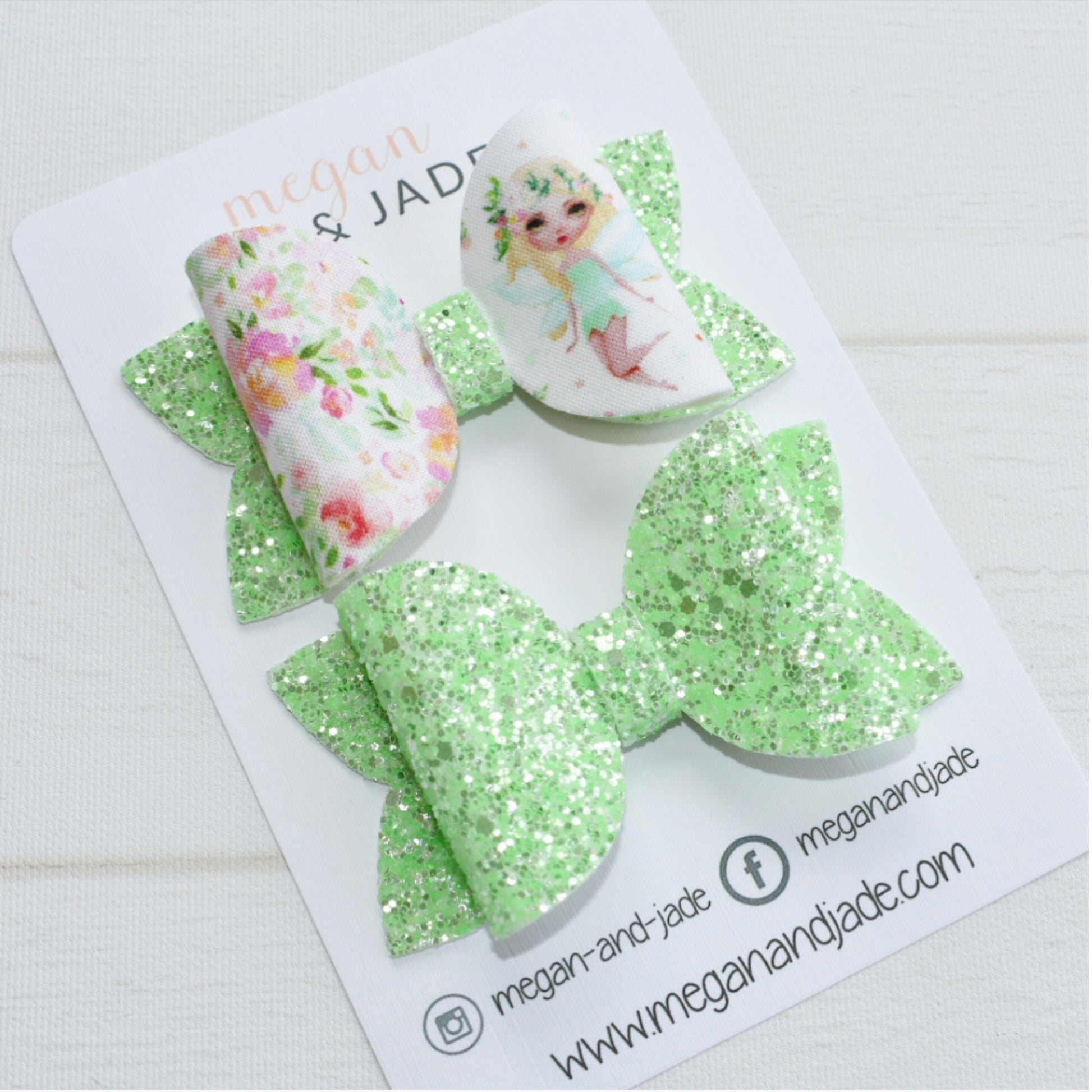 Flower Fairy on White Artisan Fabric Felt - Rosie's Craft Shop Ltd