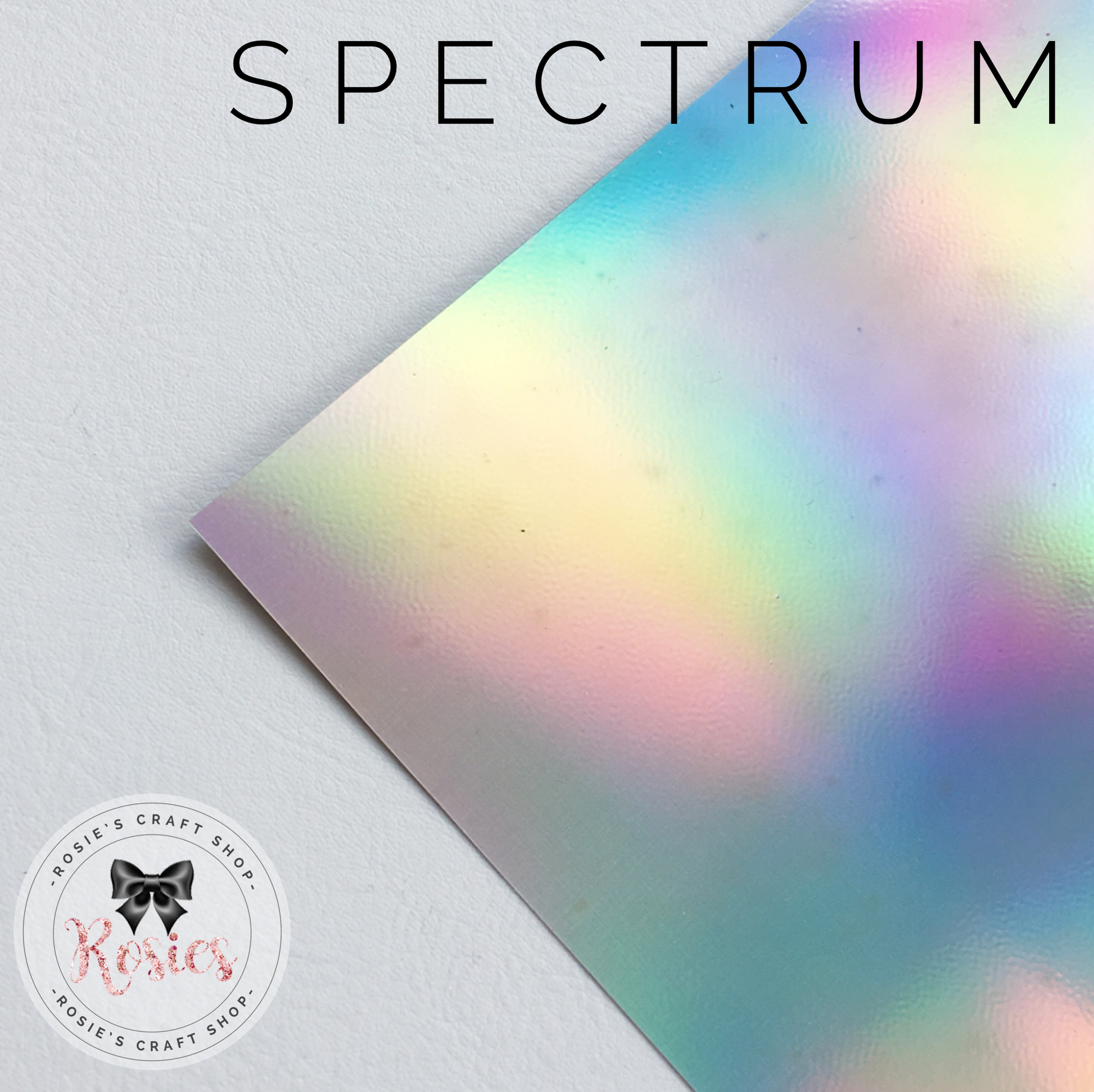 Spectrum Silver Metallic Iron On Vinyl HTV - Rosie's Craft Shop Ltd