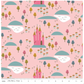 Light Pink Guinevere Castle Princess - Guinevere by Riley Blake - 100% Cotton Fabric - Rosie's Craft Shop Ltd
