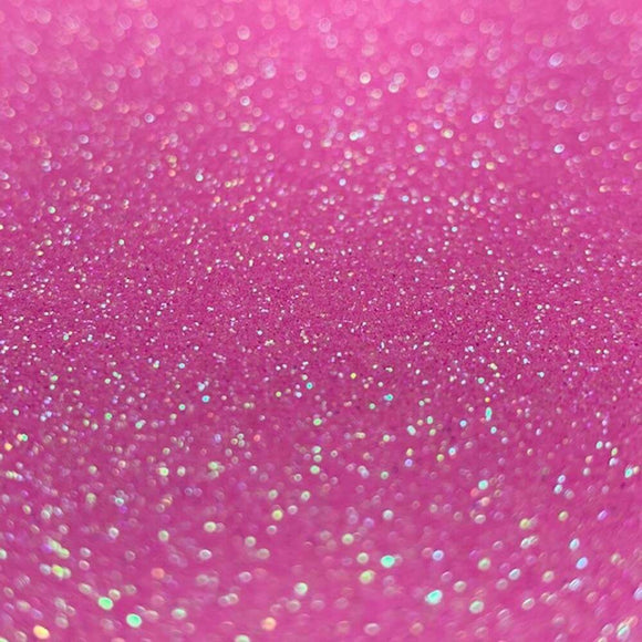 Holo Pink Premium Fine Glitter Topped Wool Felt
