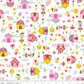 Toadstool Houses White - Fairy Garden - Riley Blake Cotton Fabric ✂️ £8 pm *SALE*